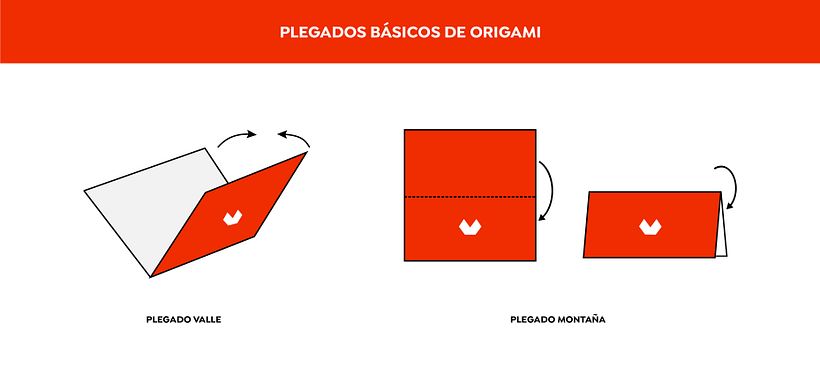 Plegados básicos de origami. Domestika