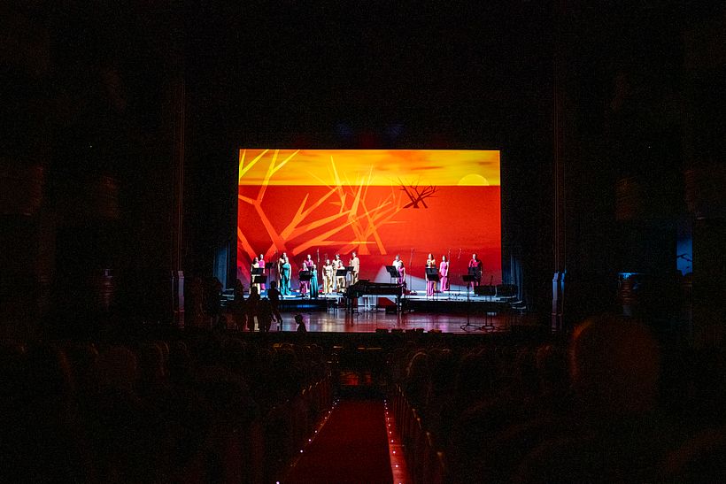 Escenografía audiovisual para Volcánica IV - El Gigante Egoísta 2