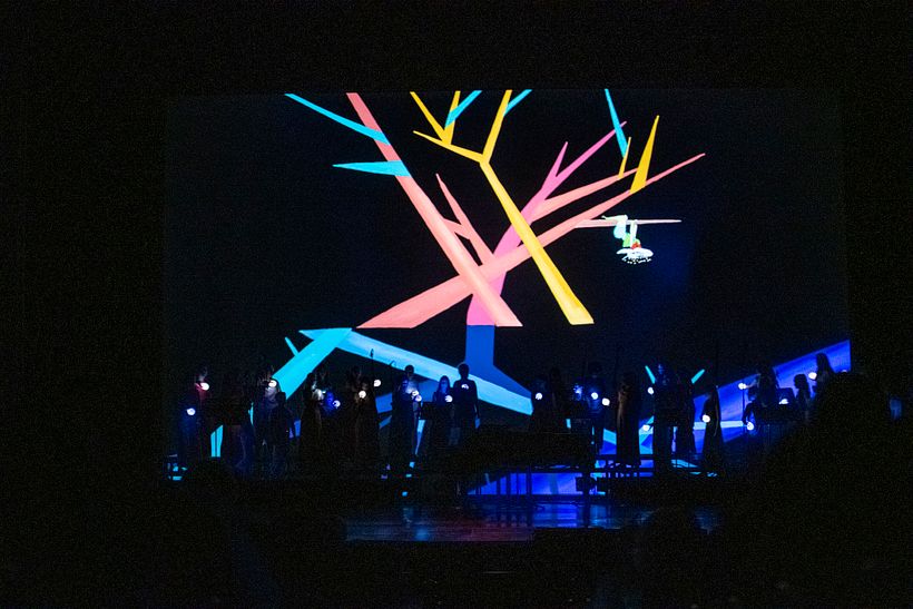 Escenografía audiovisual para Volcánica IV - El Gigante Egoísta 3