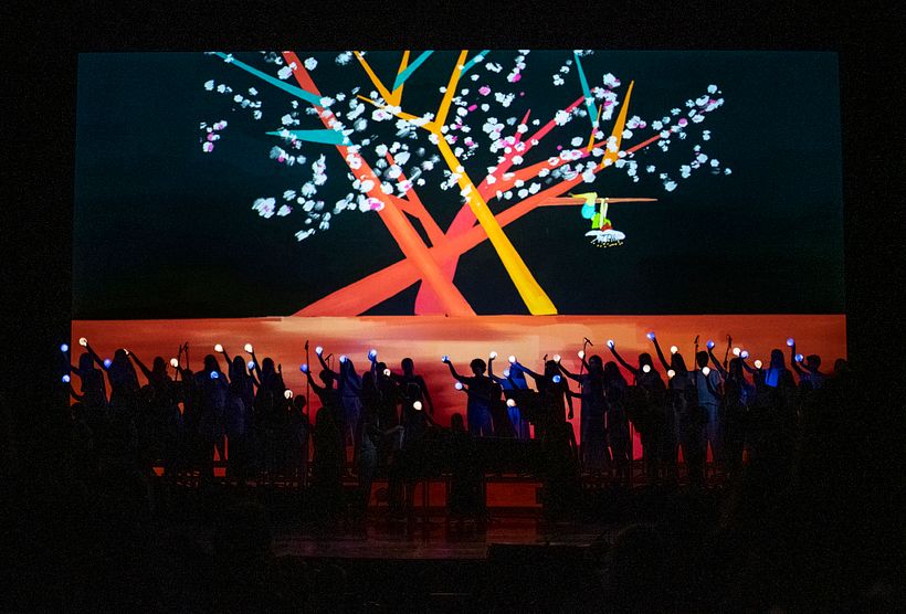 Escenografía audiovisual para Volcánica IV - El Gigante Egoísta 6