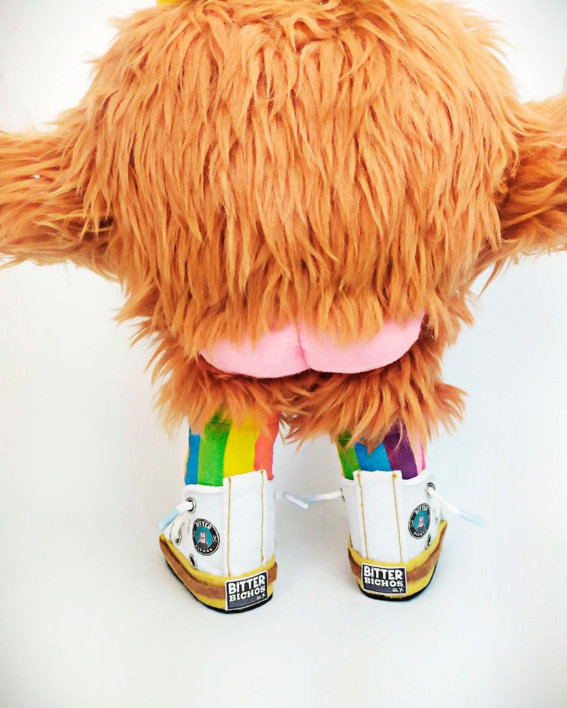 Mi Proyecto del curso: Textile Toys: diseño y creación de personajes en tela. Bitterbichos 3