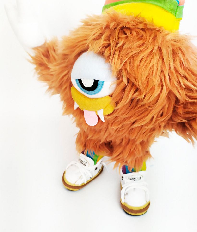 Mi Proyecto del curso: Textile Toys: diseño y creación de personajes en tela. Bitterbichos 4