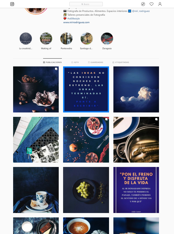 Contenido de mi feed @nirioxis