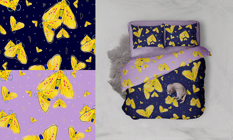 Mi Proyecto del curso: Diseño y composición de patterns textiles  4