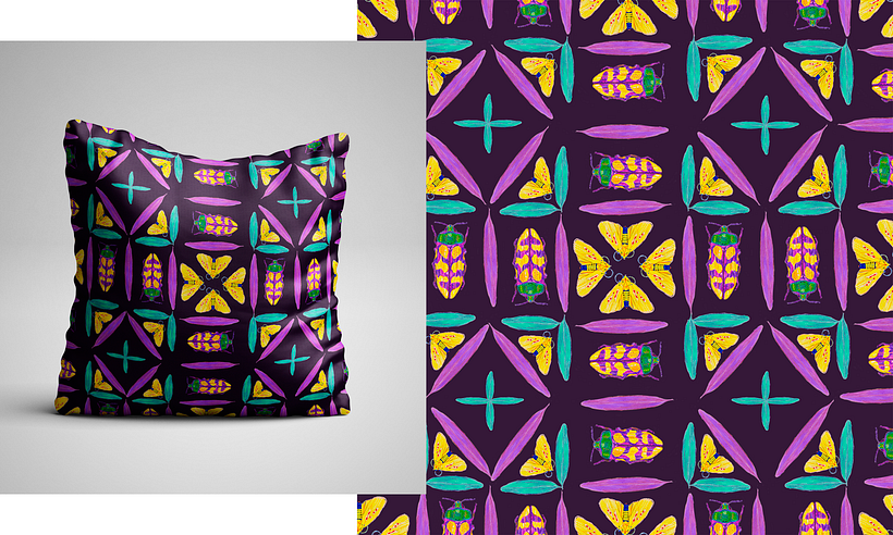 Mi Proyecto del curso: Diseño y composición de patterns textiles  9