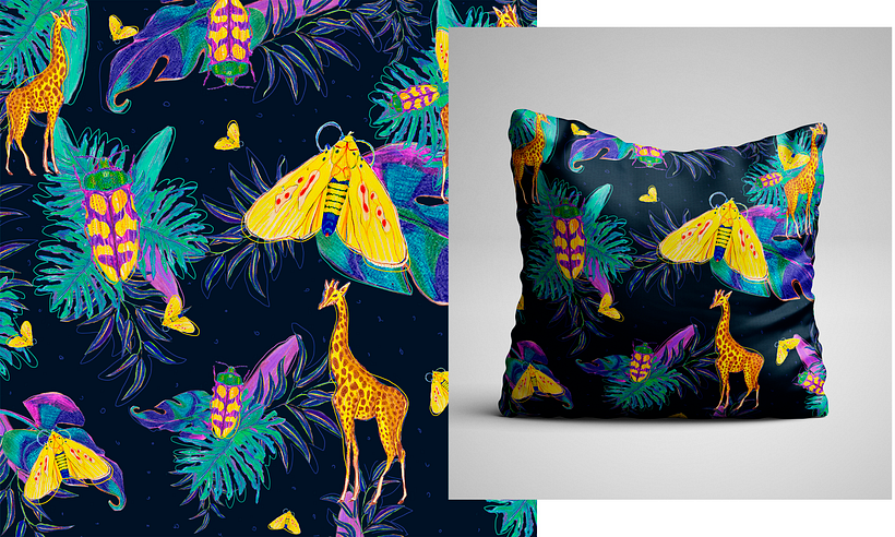 Mi Proyecto del curso: Diseño y composición de patterns textiles  7