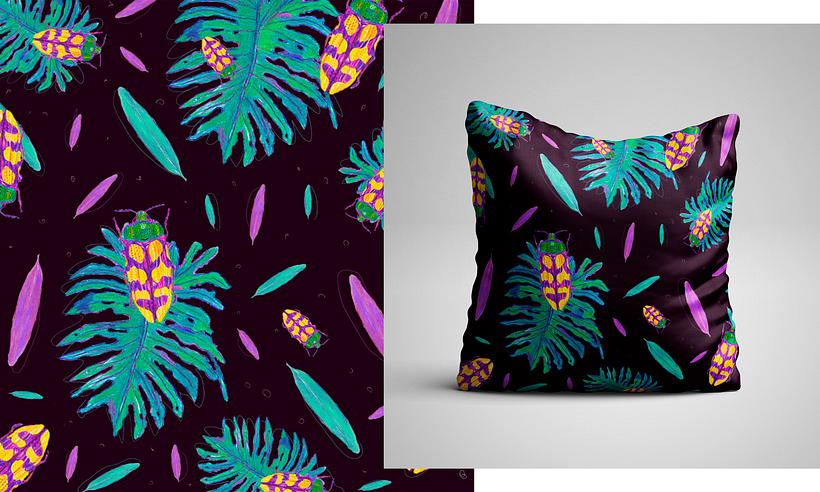 Mi Proyecto del curso: Diseño y composición de patterns textiles  10