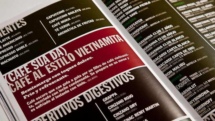 Adentro, mucha tipografía