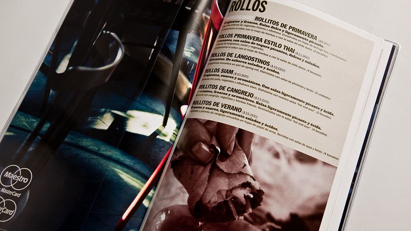 La carta de comidas
