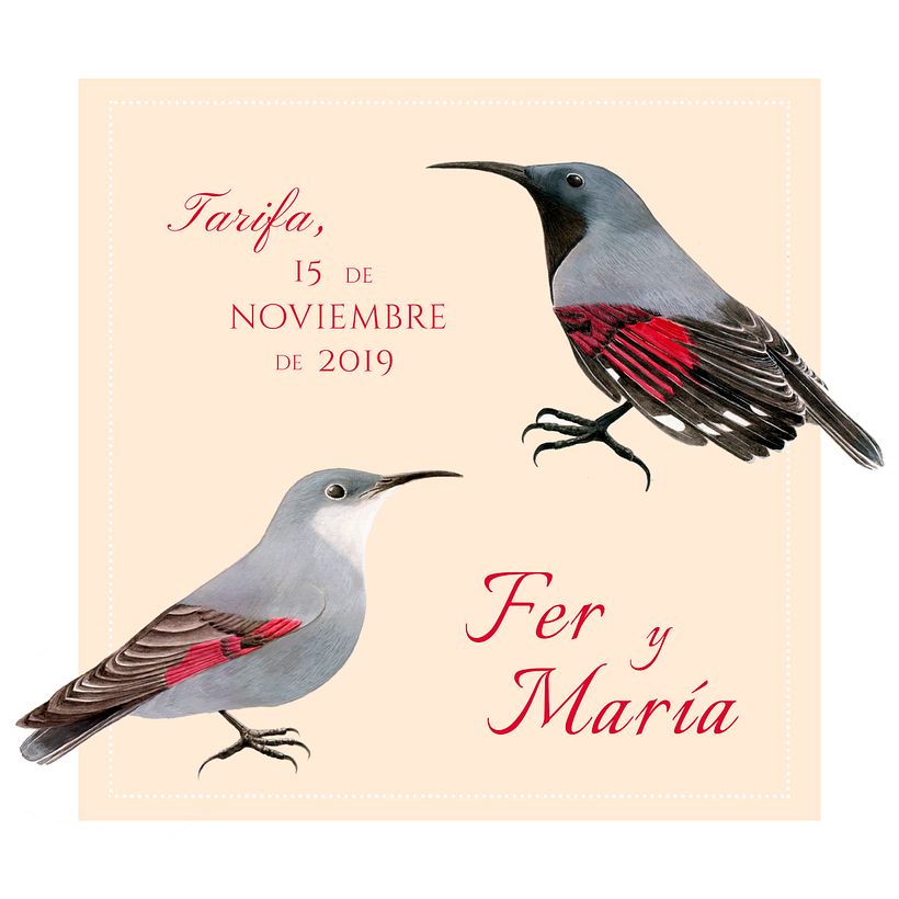 Ilustración para Invitación de Boda 0