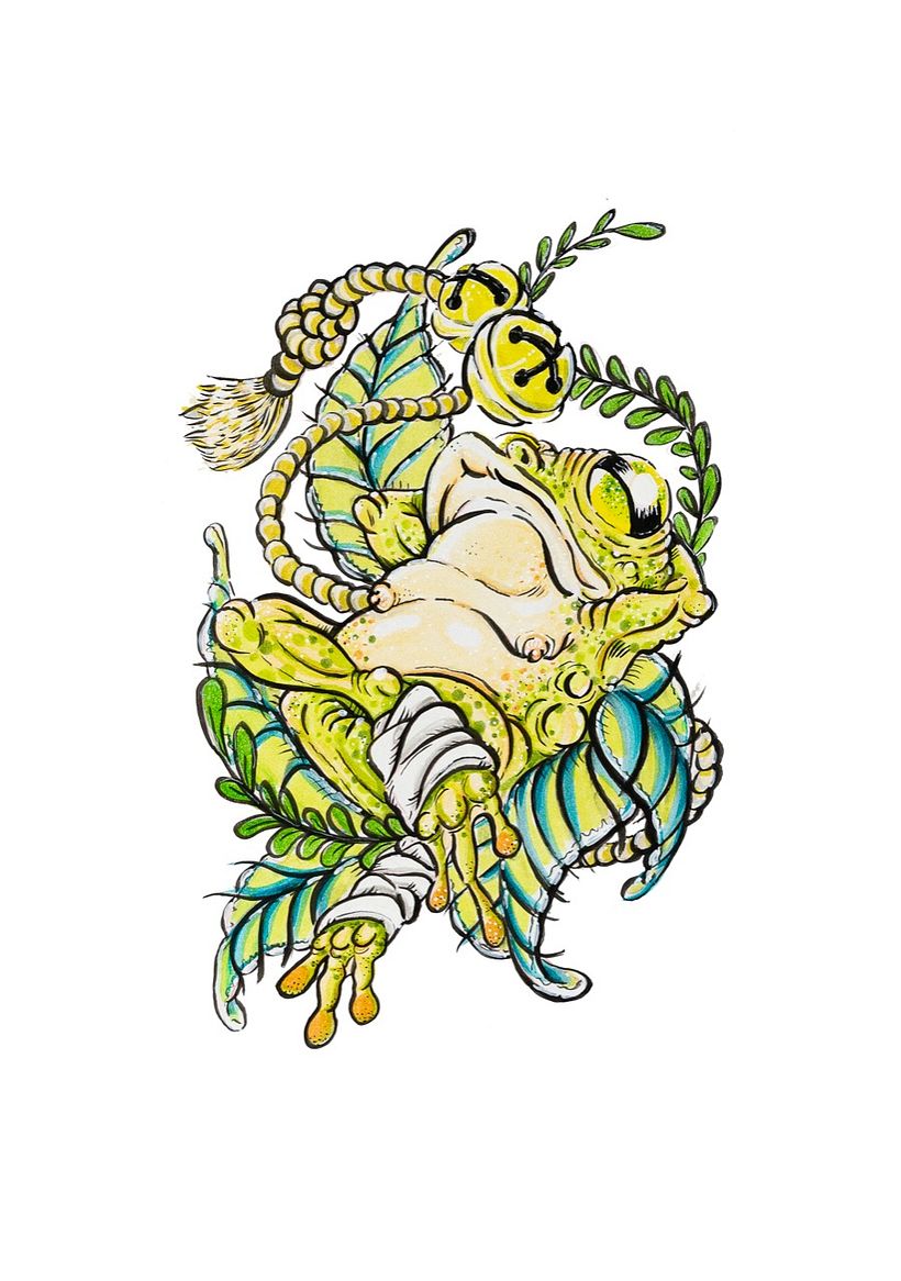 Ilustraciones varias, marcadores sobre papel 11x17cm 3