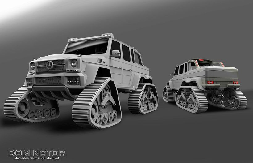 Mercedes Benz G63 DOMINATOR - 3D Modeling