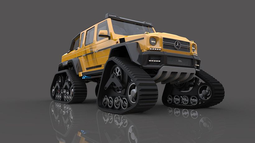 Mercedes Benz G63 DOMINATOR - 3D Modeling