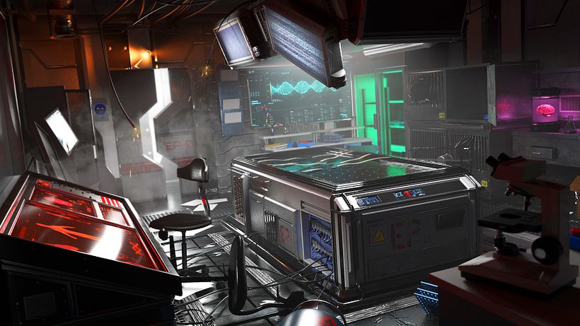 Futuristic Laboratory -1