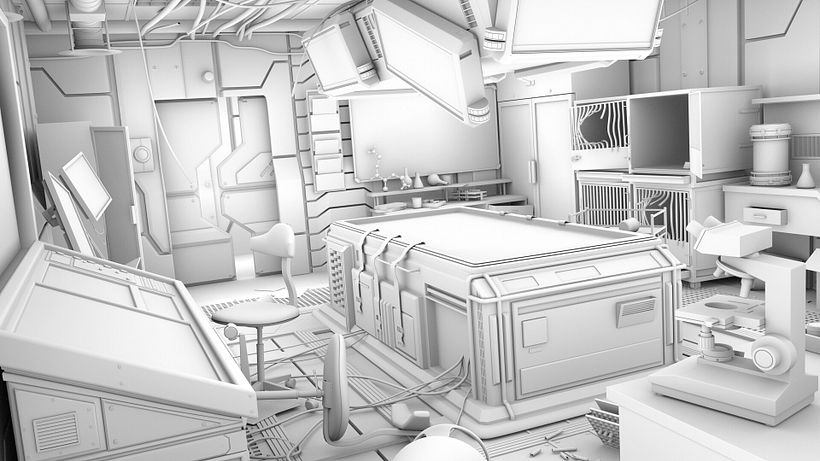 Futuristic Laboratory 0