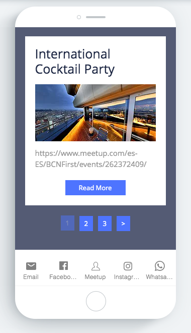 Web design / Blog for mobile devices by Francisco Valadez - fran_valad - bcnfirst