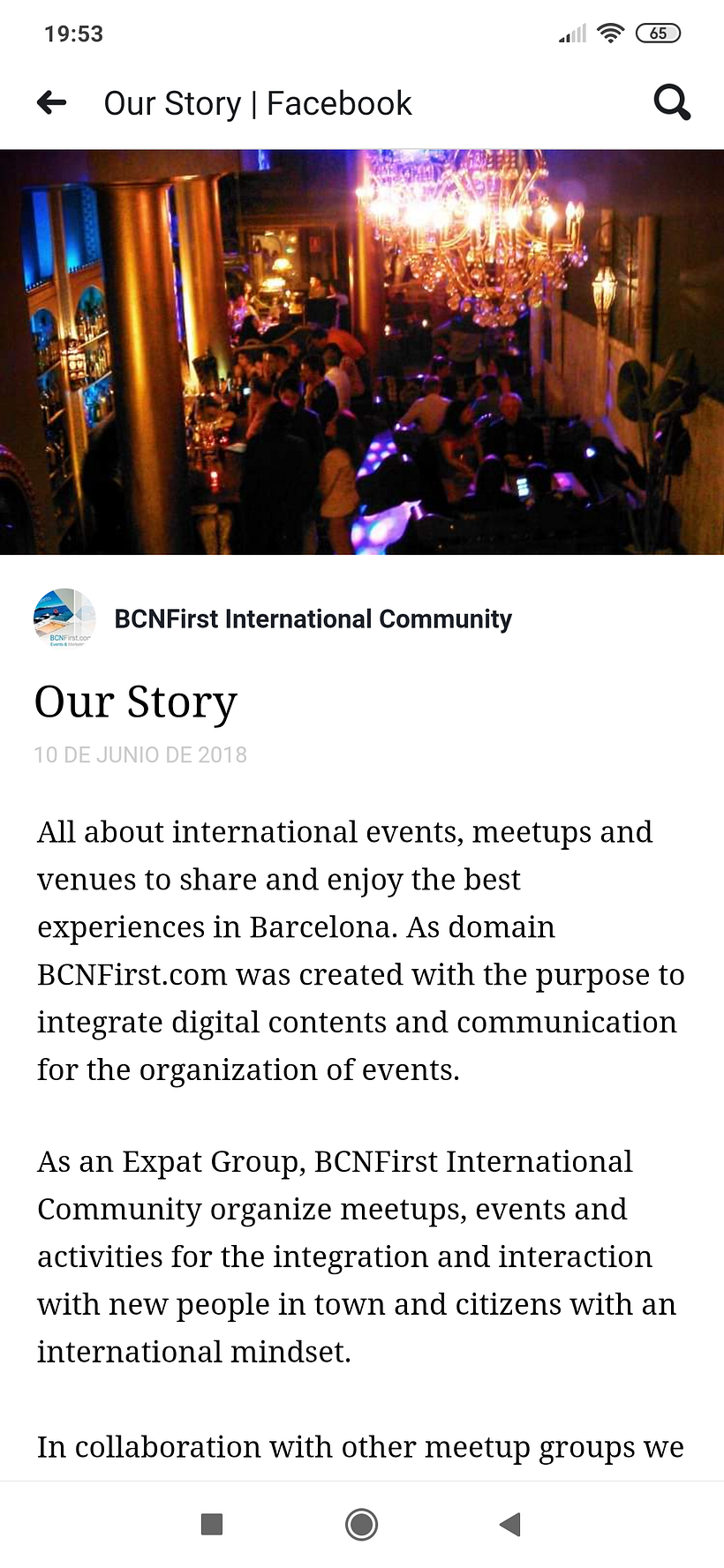 Facebook contents, copy and Community Management by - fran_valad - bcnfirst - franvaladphotography