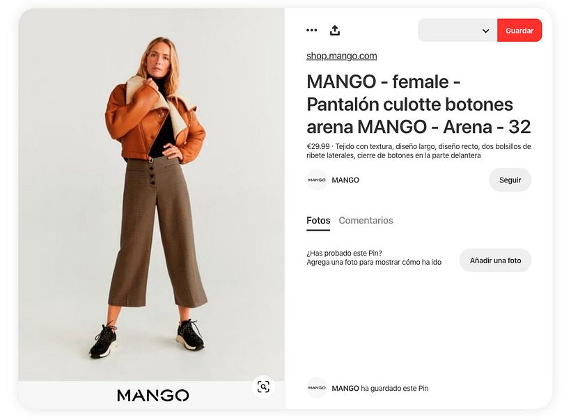 Los tableros de Pinterest se convierten en escaparates o catálogos online