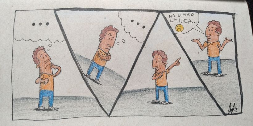 Le di vueltas y nunca llego la idea