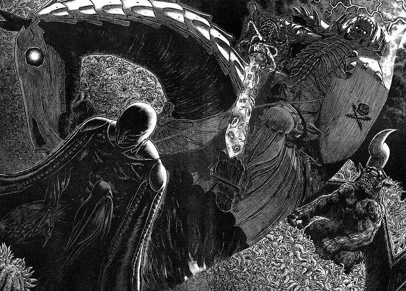Uno de los cinco mejores mangas de la historia, por Kentaro Miura.