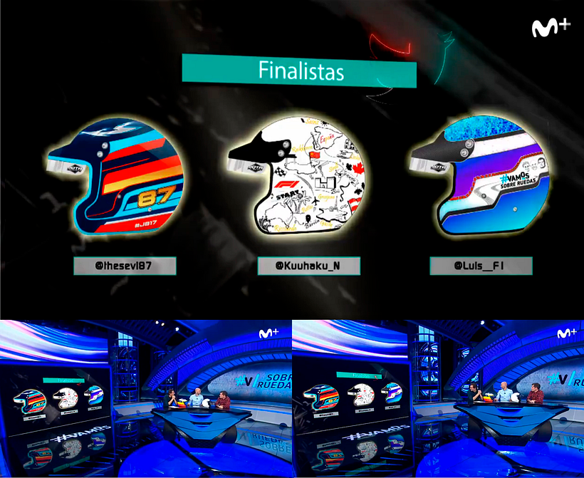 Selección de los finalistas en el programa vamos sobre ruedas de movistar F1 (12 de Noviembre, 2019)