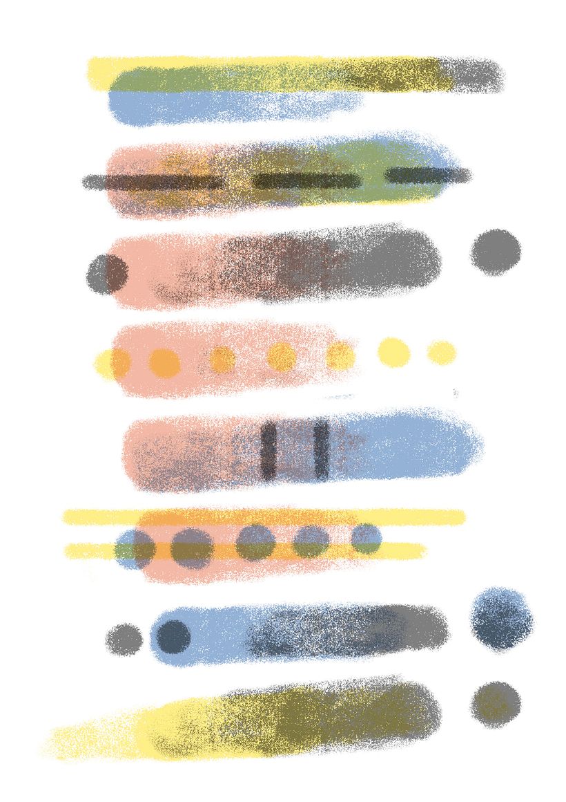 Colores y texturas para risografía