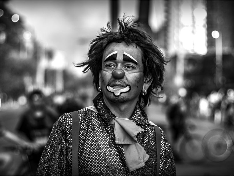 Fotografía tomada durante manifestaciones en Santiago de chile