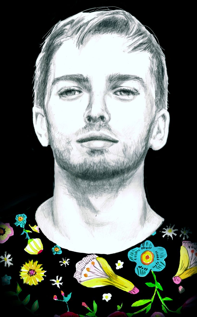 My project in Portrait with Pencil, Colour Techniques and Photoshop course 0