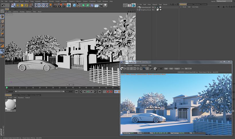 Interfaz Cinema 4D