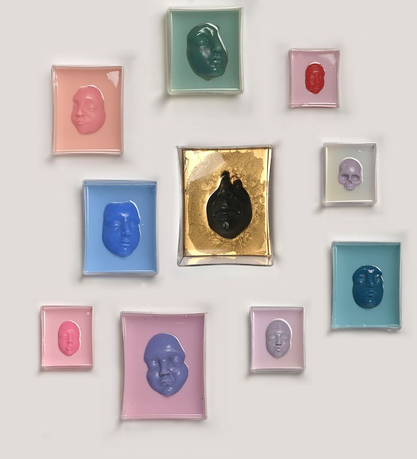 My Many Me - Cuadros experimentales de acrilico y resina -1