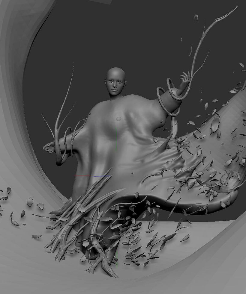 Modelo 3D en crudo