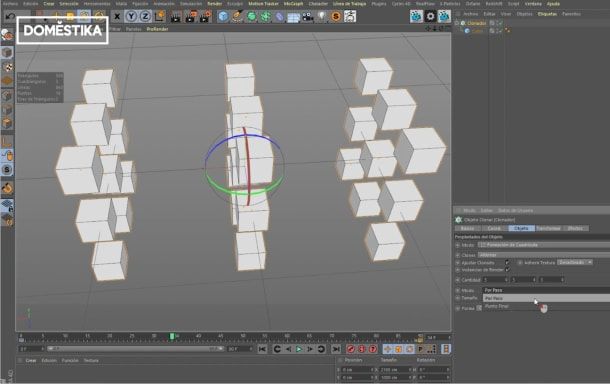 Mode: grid formation