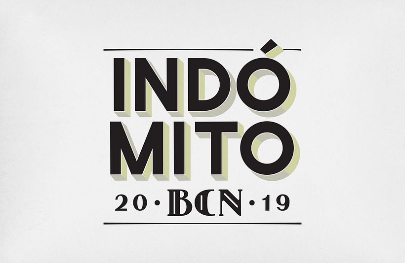 Indómito. Lettering and sign painting for a road bike.