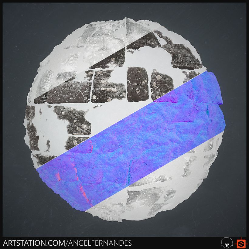 Stone Floor with Snow 1