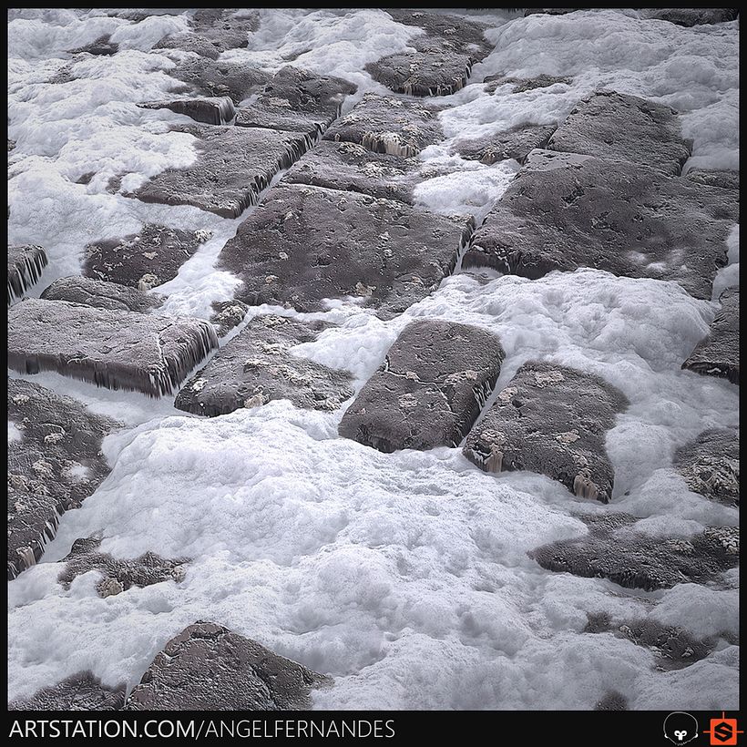 Stone Floor with Snow 4