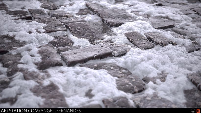 Stone Floor with Snow 6