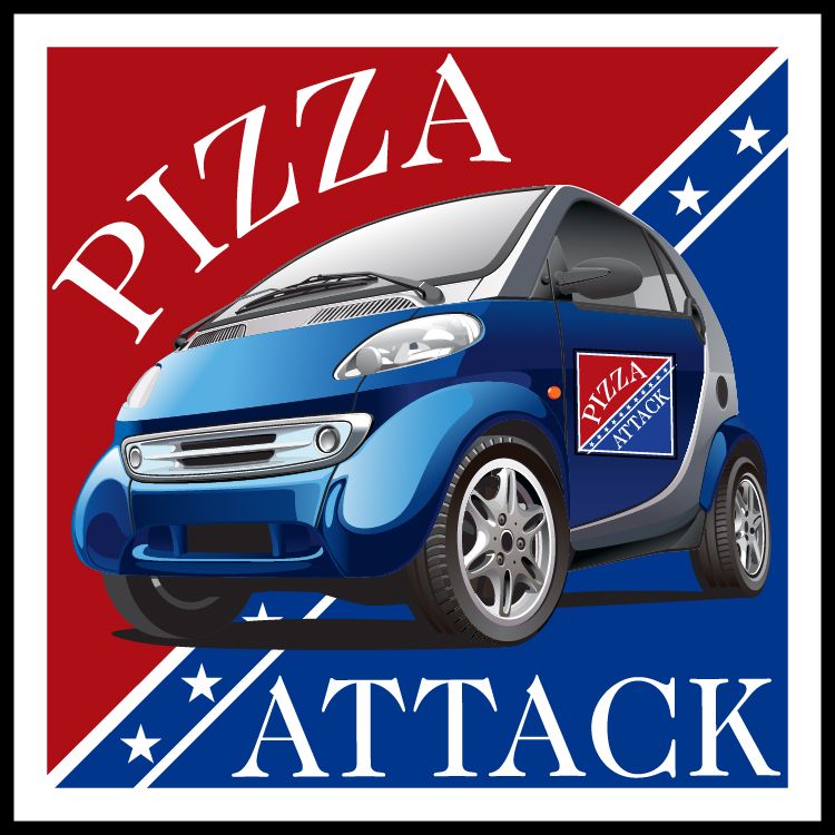 Logo Pizza Attack - Graphic design