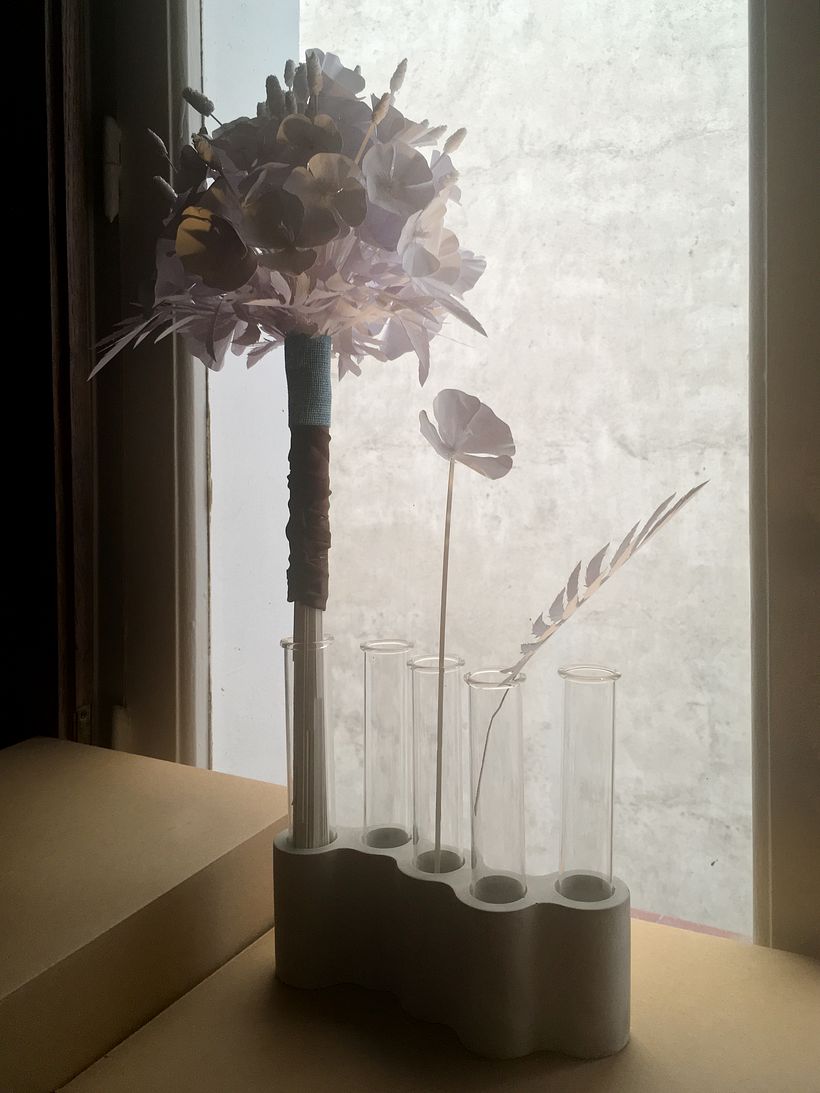 Ramo de amapolas para novia. 2