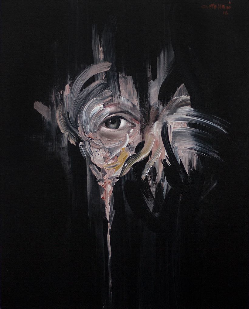 Bianca 50X60 cm Acrylic on Canvas