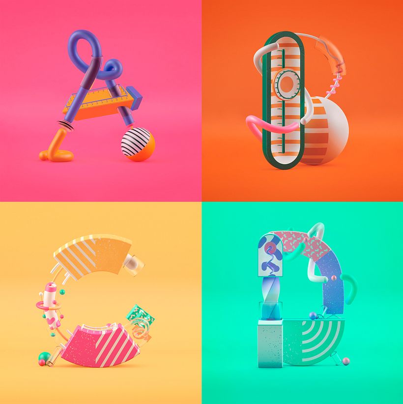36 DAYS OF TYPE - SHAPES AND FORMS 1