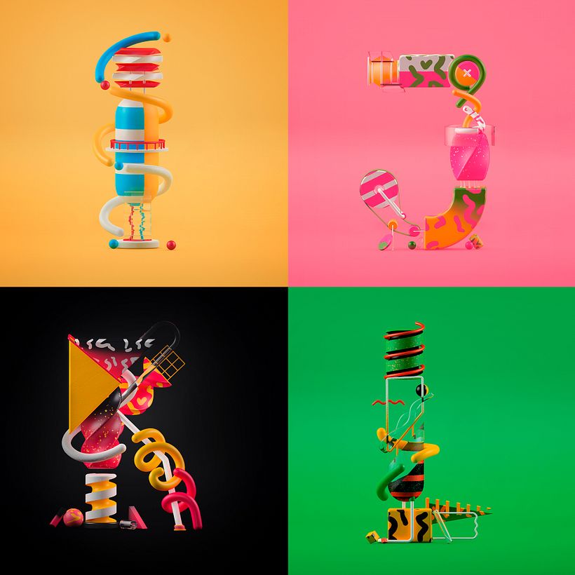 36 DAYS OF TYPE - SHAPES AND FORMS 3