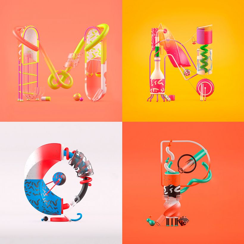 36 DAYS OF TYPE - SHAPES AND FORMS 4