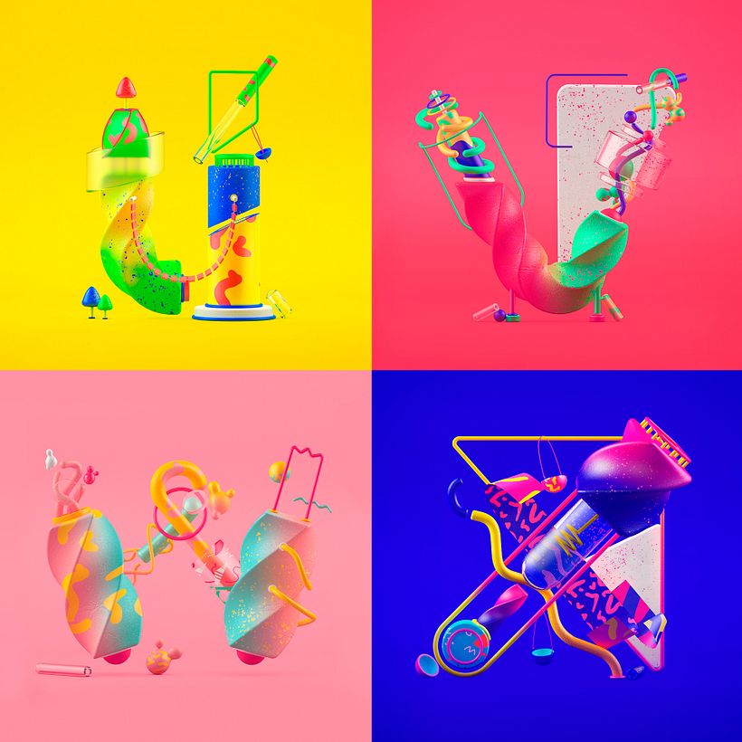 36 DAYS OF TYPE - SHAPES AND FORMS 6