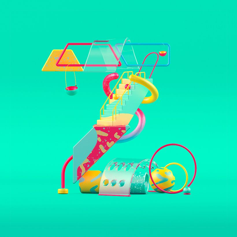 36 DAYS OF TYPE - SHAPES AND FORMS 8