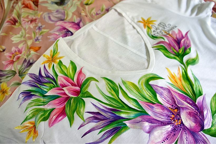 "Textile Painting" 1