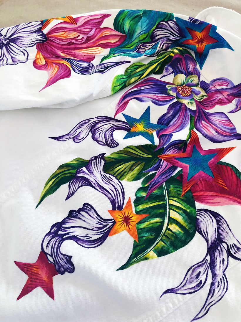 "Textile Painting" 3