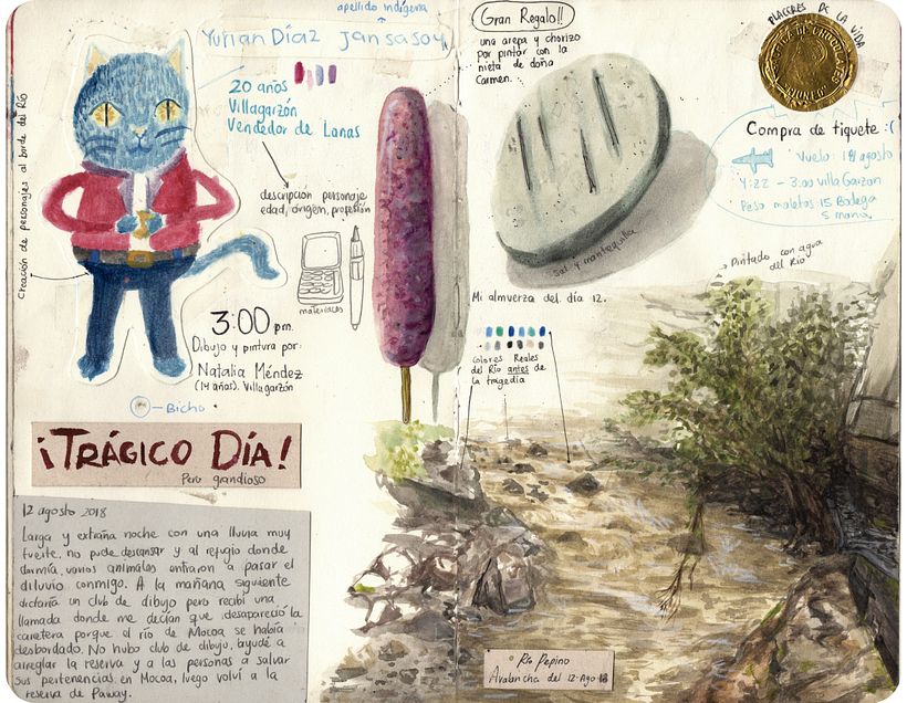 Bitácora ilustrada de un viajero MOCOA - Design