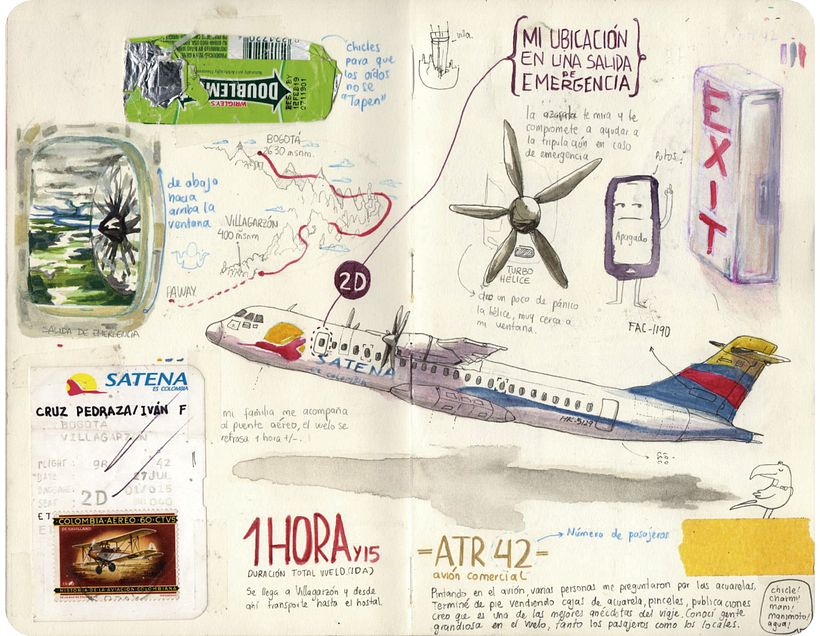 Bitácora ilustrada de un viajero MOCOA - Design