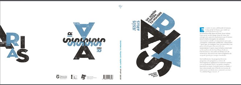 Edición y prólogo para el poemario de Jesús Arias "Un jardín contra tu nombre" 