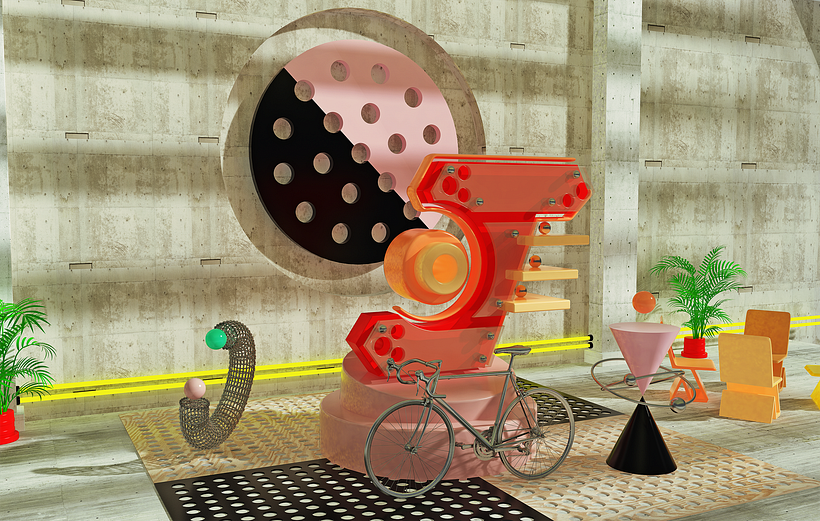 Mi Proyecto del curso: Composiciones abstractas con Cinema 4D -1